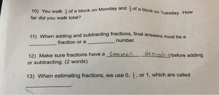 Solved 10 You Walk Of A Block On Monday And Far Did Yo Chegg Com