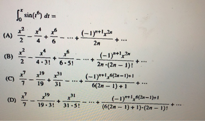 Solved 10 Sint6 Dt 2 4 6 2n 11户 2n2n 1 6 2