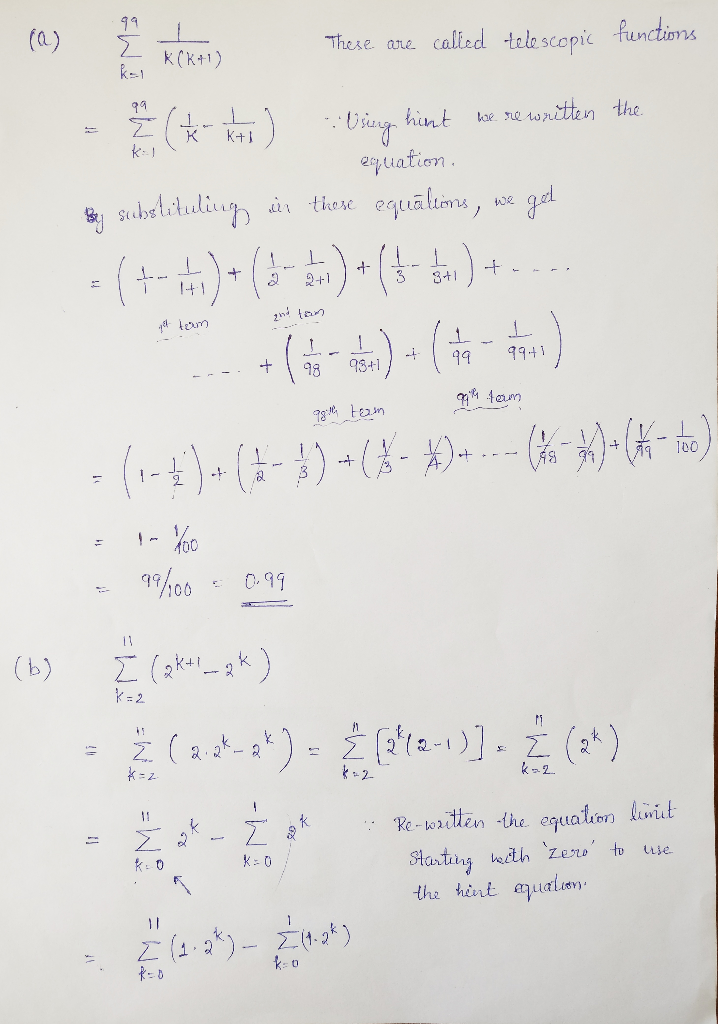 91 Σ (a) These are calied tela scopic functioms 9a じsuur hint equation oqualtm», kere written the 삔 s.hel.iuli..7) an th, w g