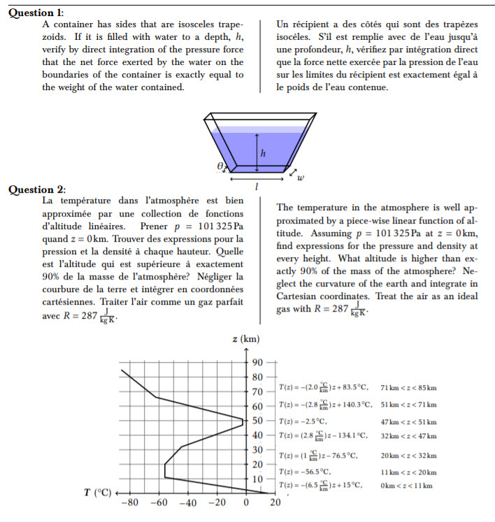 Solved Question 1 If It Is Filled With Water To A Dept Chegg Com