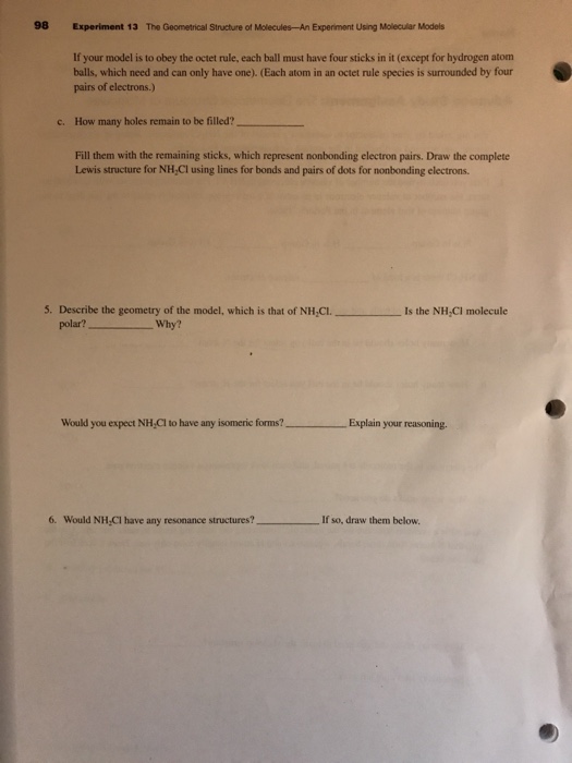 Solved Name Section Experiment 13 Advance Study Assignmen Chegg Com