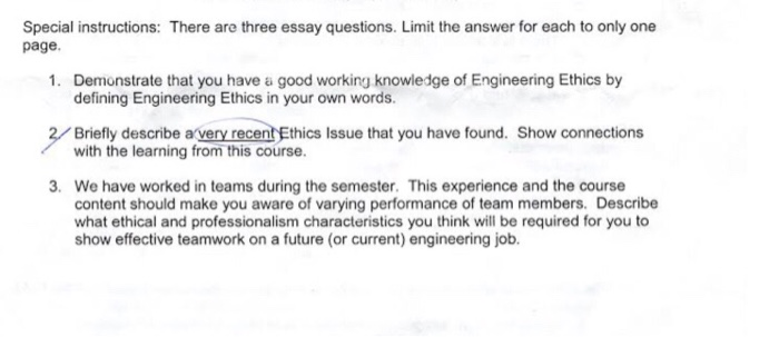 solved special instructions there are three essay questi describe teamwork experience