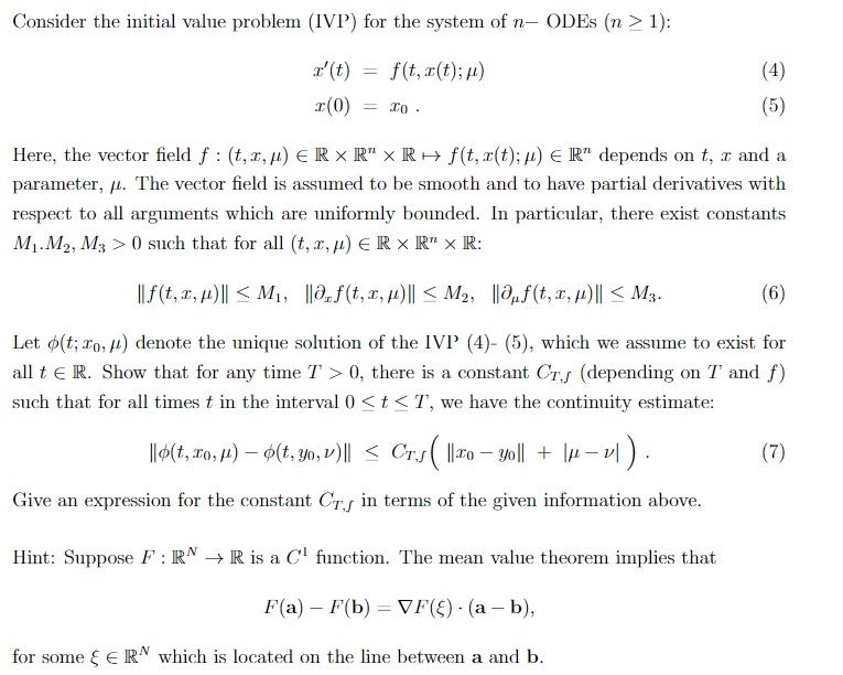 Consider The Initial Value Problem Ivp For The S Chegg Com