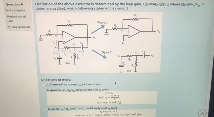 Solved Question 1the Oscillator Consists Of 2 Parts Figu Chegg Com