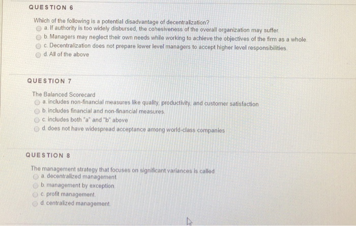 Question 6 Which Of The Following Is A Potential Chegg 