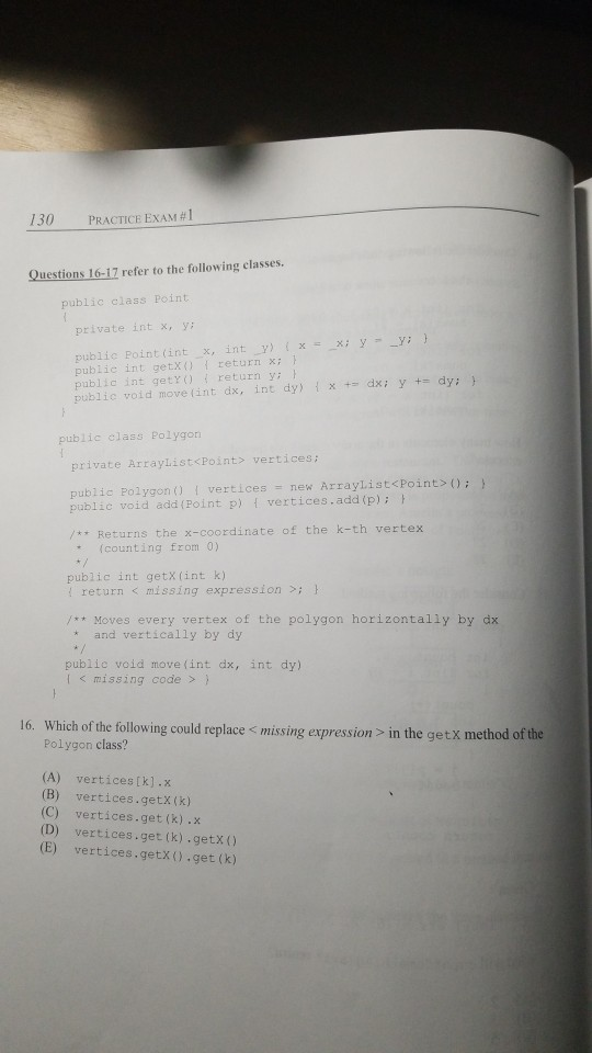 To The PRACTICE Refer Questions Solved: ... 130 16-17 EXAM #1