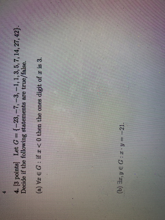 4 3 Points Let G 23 7 3 1 1 3 5 7 14 27 Chegg Com