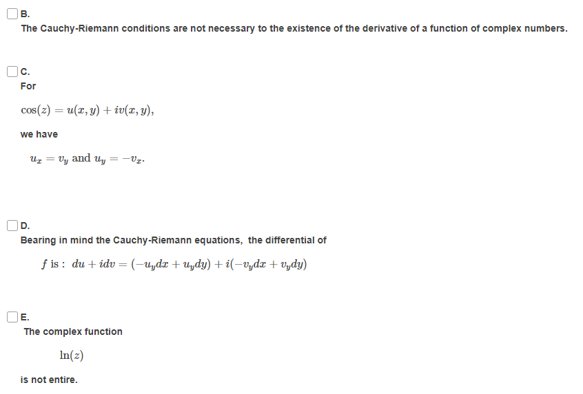 Solved Please Only Give Me The Right Options Example A Chegg Com
