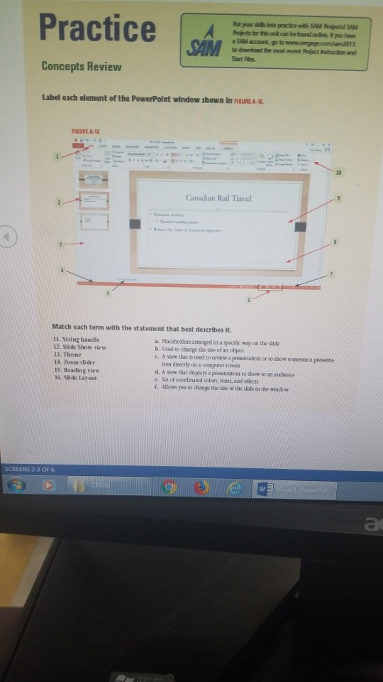 Practice Put your skills into practice with SAMM Projectal SAM Prcjects for this unit can be found onlies, IEyou hne SAM acco