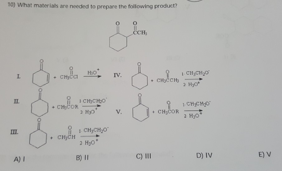 Solved 10) What materials are needed to prepare the | Chegg.com