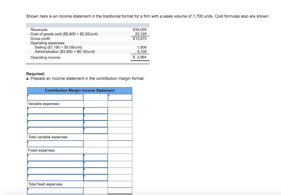 Contribution Margin Income Statement (Explanation, Examples, Format)