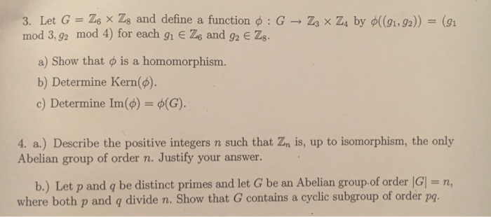 Solved 3 Let G Zg X 28 And Define A Function F G Mod 3 Chegg Com