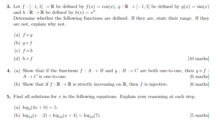 Solved 3 Let F R Be Defined By F X Co G R 1 Be Defin Chegg Com