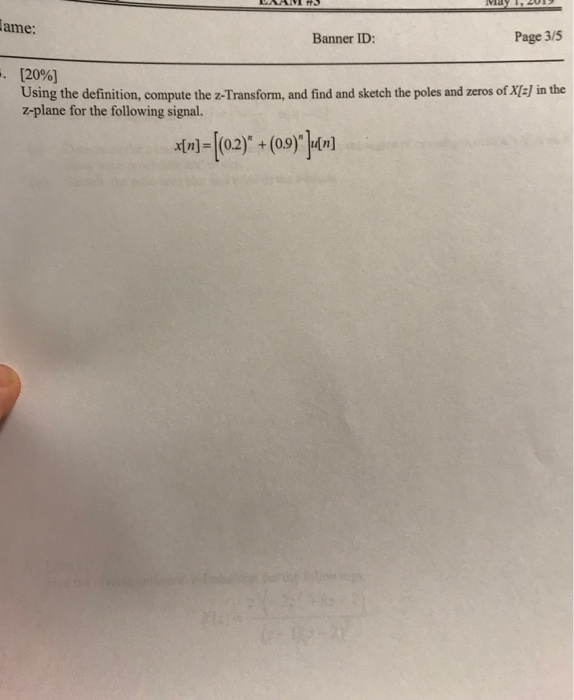 Solved Ame Page 3 5 Banner Id 20 Using The Definition