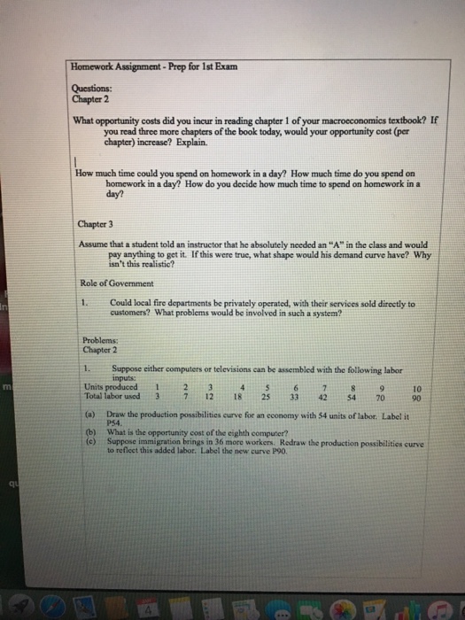 The Question Isnt How Much Homework Its >> Solved Homework Assignment Prep For 1st Exam Chapter 2 Wh The Question Isnt How Much Homework Its >> Solved Homework Assignment Prep For 1st Exam Chapter 2 Wh