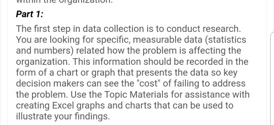 Part 1: You are looking for specific, measurable data (statistics and numbers) related how the problem is affecting the organ