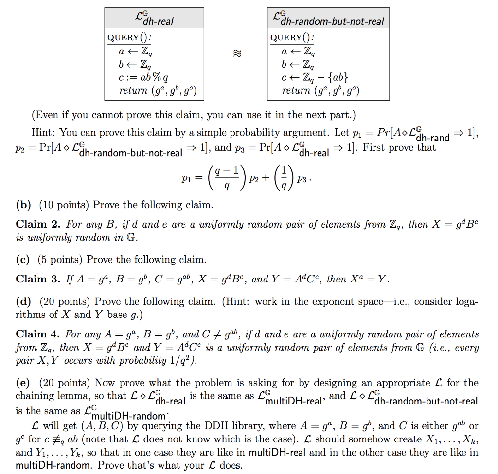 Problem 1 70 Points Assume G Is A Cyclic Group Of Chegg Com