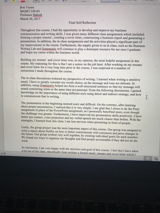 Essay about portfolio picture