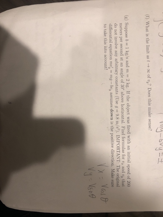 Solved Tasks An Object Of Mass M Is Fred At An Angle Abo Chegg Com