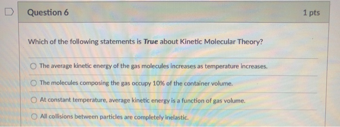 Solved 1 Pts D | Question 6 Which Of The Following | Chegg.com Solved 1 Pts D | Question 6 Which Of The Following | Chegg.com