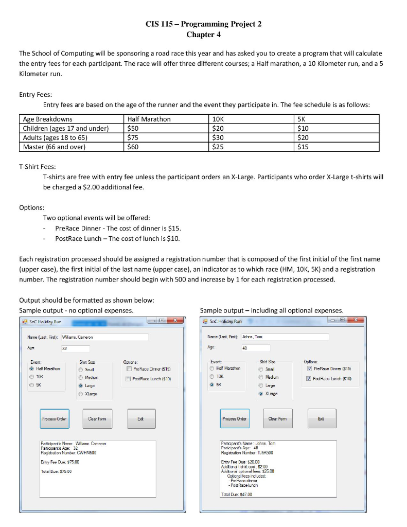 CS 115 Project 2 - Spring 2015