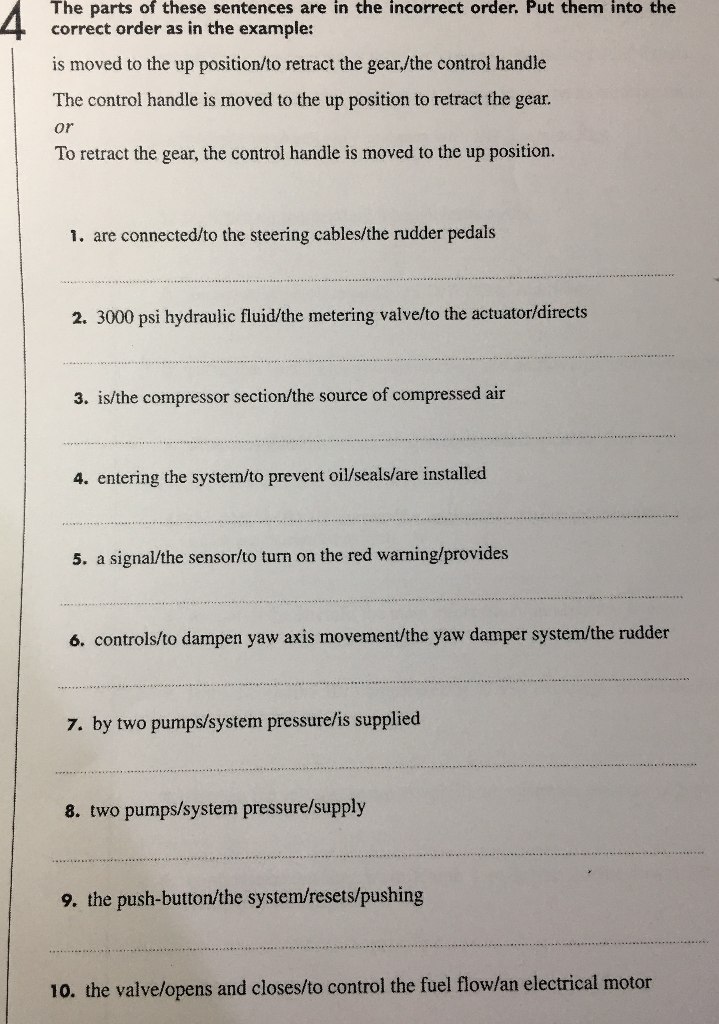 These Sentences Of ... Are Parts The The Incorrect In Solved: