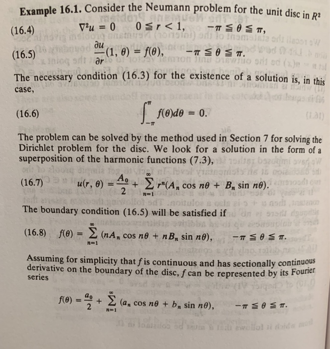 Solved Proble Nol E The Neumann Problem 164 16 1 Solve Chegg Com