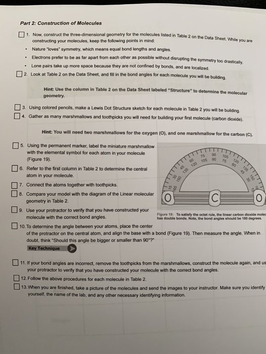 Solved Molecular Models Of Neutral Molecules Experiment I...