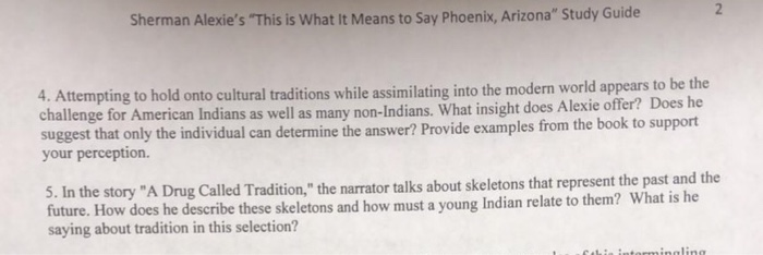 alexie this is what it means to say phoenix arizona