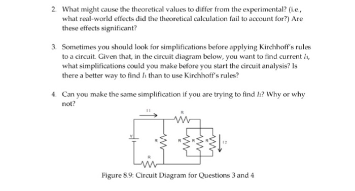 Solved What Might Cause The Theoretical Values To Differ Chegg Com