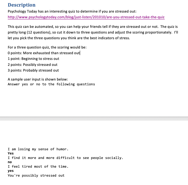 Solved Description Psychology Today Has An Interesting Qu
