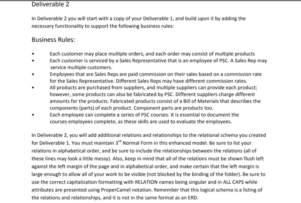 Deliverable 2 In Deliverable 2 you will start with a copy of your Deliverable 1, and build upon it by adding the necessary fu