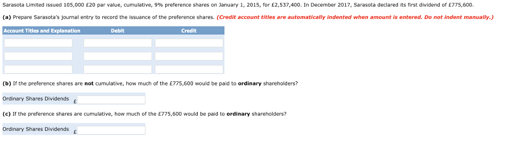 what is cumulative preference share