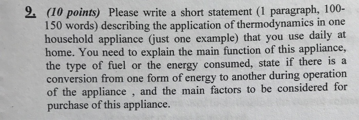 Solved Write A Short Statement 1 Paragraph 100 150 Wor Chegg Com