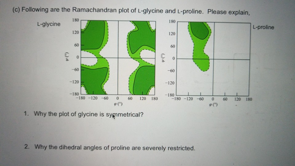 ramachandran plot glycine