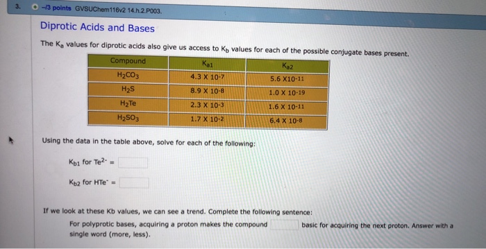 Solved 3 O 13 Points Gvsuchem 116v2 14 H 2 P003 Diproti Chegg Com