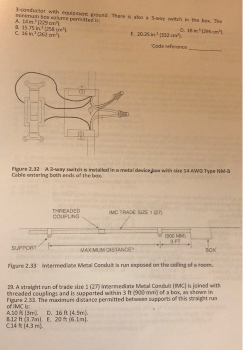 Solved Applied Electricity Nec Worksheet T Hree Copper Co
