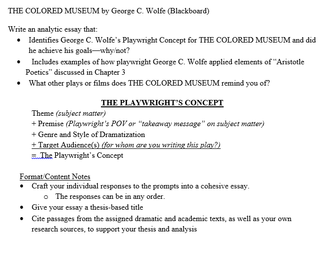 the colored museum script download