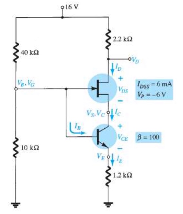 Solved Given I Dss 6ma V P 6v B 100 Calculate A Vb Chegg Com