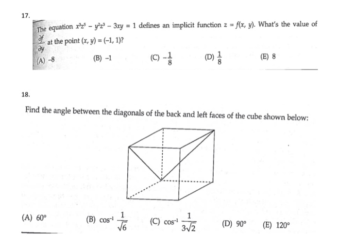 The Equation X 3 Z 5 Y 2 Z 3 3xy 1 Defines An Chegg Com