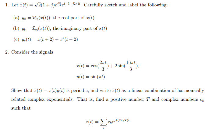 Solved Let R T Y2 1 J E E 1 J2n T Carefully Sketch A Chegg Com