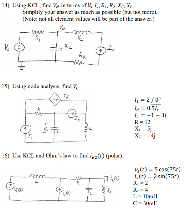 Solved 14 Using Kcl Find Vw In Terms Of Vs Is R1 R2 Chegg Com