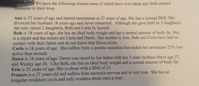 Solved Carla Has A Bmi That Is Equivalent To Beth Compa