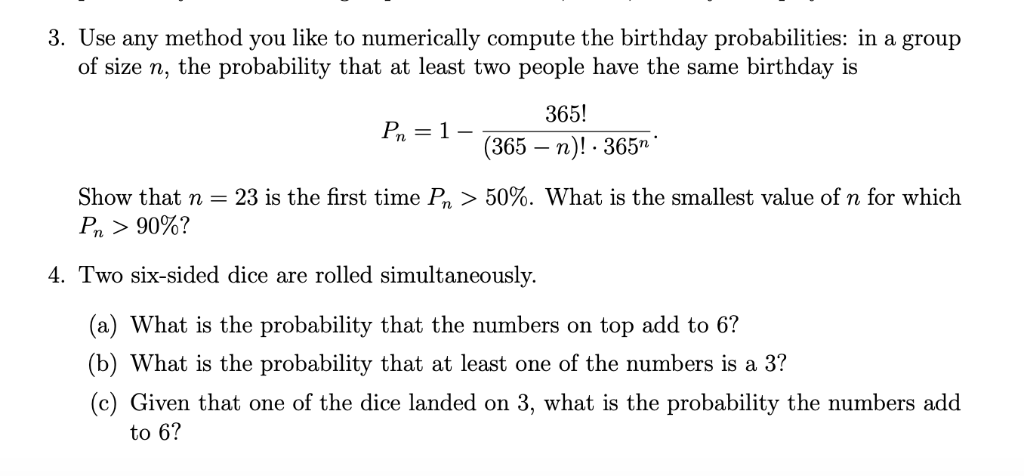 Solved 3 Use Any Method You Like To Numerically Compute The Chegg Com