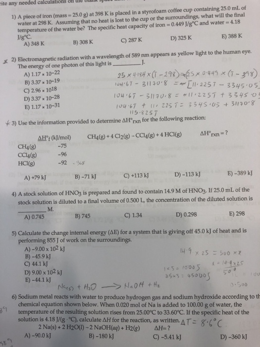 Solved Ite Any Needed Calculations On Ie Ola 1 A Piece O Chegg Com