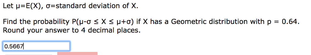 Solved Let E X S Standard Deviation Of X Find The Prob Chegg Com