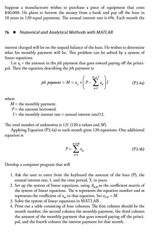 solved suppose a manufacturer wishes to purchase a piece loan equation