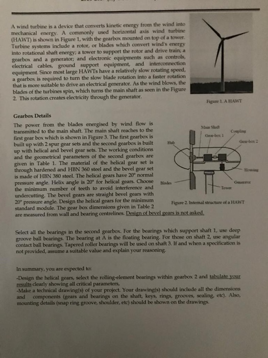 A Wind Turbine Is A Device That Converts Kinetic E Chegg Com