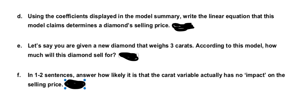 diamond selling price