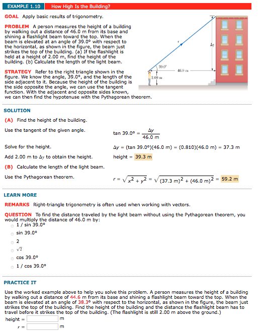 Height and Distance as an Application of Trigonometry with Solved Examples